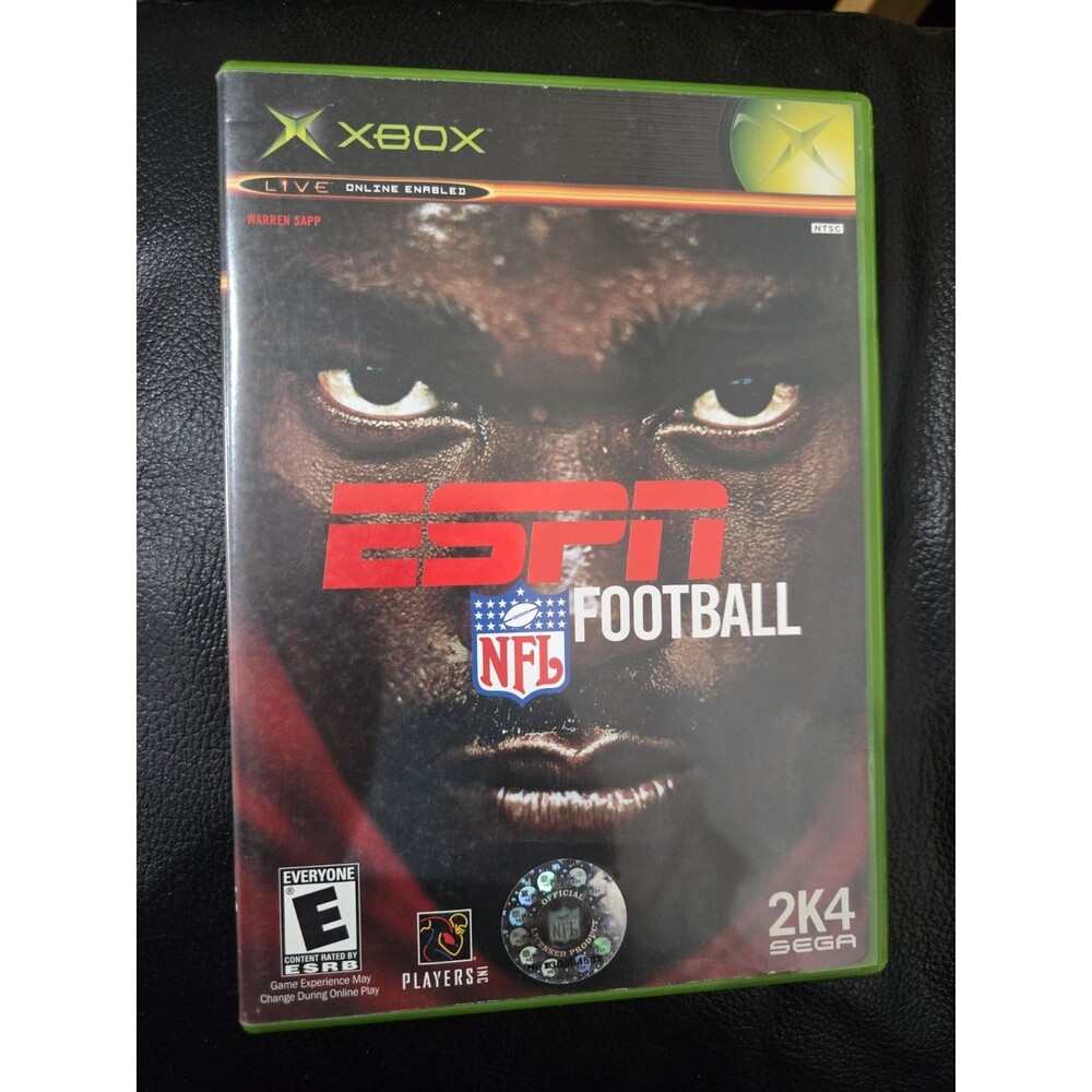 ESPN NFL Football Original XBOX 2K4 SEGA Sports 2003 Complete CIB Tested